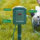 Outdoor Power Strip Waterproof, 25 FT Heavy Duty Extension Cord, 6 Grounded Outlets for Graden and Yard Decorations, 15A/1875W, ETL Listed
