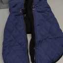 SCENEREAL Winter Dog Vest Coat with Harness Built In, Warm Puppy Jacket for Small Medium Dogs, Cold Weather Coat with Zipper, Fleece Puffer Vest Windproof Snow Clothes (XL(Chest 21.5")-Regular, #1 Rolay Bule-Matte)