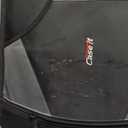 Case-it King Sized Zip Tab School Zipper Binder | 4-Inch D-Rings, 800 Sheet Capacity, 5-Subject Expanding File Folder, Multiple Pockets & Storage Organizer, Shoulder Strap | D-186 Jet Black