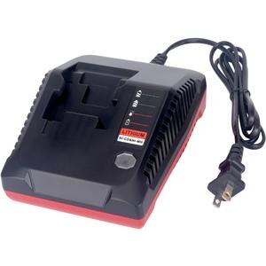 18-Volt Multi-Chemistry Battery Charger for Porter Cable PCXMVC Lithium Ion & NiCad NiMh Slide PC18B PC18B-2 PC18BL PC18BLX PCC489N Cordless Power Tool Battery