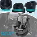 Cup Holder Compatible with Evenflo Revolve 360 Car Seat Cup Holder - Black (2pcs)