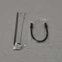 Coffee Machine Milk Tube, Coffee Machine Replacement Tube Stainless Steel Silicon Milk Hose with Brush Coffee Machine Frother Accessories for Siemens