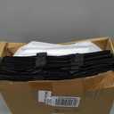 SilTriangle 50 Pcs Thank You Gift Bags with Handles Bulk Reusable Non Woven Bags Bridesmaid Souvenir Handbags for Wedding Easter Graduation Sorority Birthday(11 x 12 x 5 Inch,Black, White)