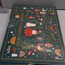 JOINDO 6 pcs Cloth Christmas Gift Bags, Buffalo Plaid Pattern, 2 Medium Size (15 x 20 & 12 x 15), Drawstring Design, 100% Cotton