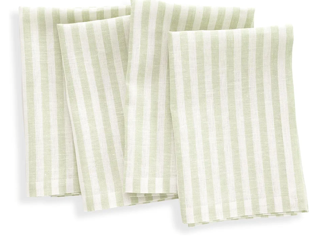 Striped Curtains Set of 2 (Size 26"×25)