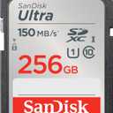 SanDisk 256GB Ultra SDXC UHS-I Memory Card - Up to 150MB/s, C10, U1, Full HD, SD Card - SDSDUNC-256G-GN6IN