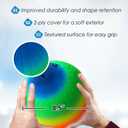 GSE 8.5" Rainbow Playground Ball for Kids, Kickball, Dodgeball & Four Square
