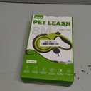 26ft Dog Leash Retractable with Chew Proof Extender, Upgraded Heavy Duty Retractable Dog Leash with Poop Bag Holder,Anti-Slip Grip, Reflective Leashes for Medium Large Pets 33lbs-110lbs (Black)