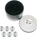 Butler in the Home Pick Your Favorite A-Z Alphabet Letter or 0-9 Number - 100 Count Black Colored Paper Clips for Initials or Birthdate - Comes in Round Tin with Lid and Gift Box (Number 0)