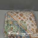 jinchan Area Rug 3x5 Washable Non-Slip Vintage Rug Bohemian Decorative Kitchen Mat Indoor Floor Bohemian Printed Carpet for Living Room Bedroom Dining Room Home Office Rust Red/Blue