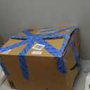 42" Ceiling Fans with Lights-Low Profile Ceiling Fan with Light and Remote/APP Control,Flush Mount,DC Reversible,LED Dimmable Blakc Ceiling Fans for Bedroom,Indoor/Outdoor Patio Use (Black)