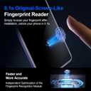 SMARTDEVIL [3 Pack for Samsung Galaxy S24 Ultra Screen Protector, Finger Print Reader Compatible, Fast & Easy Installation, Clear 9H Tempered Glass Film, Alignment Frame [Dust-Free & Bubble-Free]