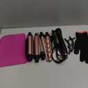 LANDOT 5-in-1 Curling Iron Wand & Thermal Brush Set: Create a Salon Blowout, Bouncy Curls, Waves & Tight Spirals with Interchangeable Barrels (9-32mm) & 38mm Heated Round Brush for All Hair Types