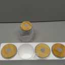 DWTS DANWEITESI Glass Cups with Lids and Straws 4 pcs,16oz Drinking Glasses Set for Coffee Bar Accessories,Iced Coffee Cups with Lids,Matcha Cup Glass Tumbler Reusable for Gifts (Blank Transparent Color)