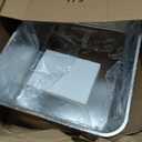 Stainless Steel Litter Box, 18"x14"x6"(Height) Medium Metal Cat Litter Box Easy Clean, Non Stick Litterbox No Smell for Cats or Kitty, Rabbits