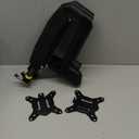 monTEK Dual Monitor Wall Mount for 17 to 32 inch Flat/Curved Screens, Each Holds to 19.8 lbs, Full Motion Adjustable Mechanical Spring Monitor Arm, 75x75/100x100 VESA Wall Mount, Black