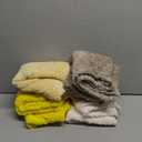 Frienda 4 Pcs Baby Fuzzy Blanket Fluffy Baby Blanket for Boys Girls Soft Warm Infant Newborn Toddler Receiving Nursery Bed Supplies, 32 x 24 Inch(Yellow Color)