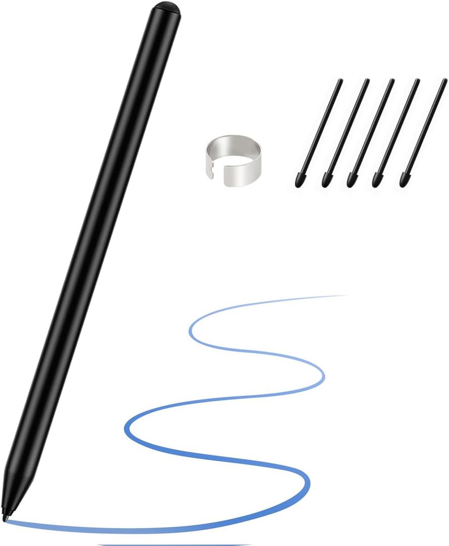 Magnetic Remarkable 2 Pen with Eraser,EMR Digital Stylus for Remarkable Replacement Pen,Remarkable 2 Marker Plus with 4096 Pressure,Palm Rejection,Tilt Support with 5 Pen Tips/Nibs