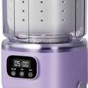 2-in-1 Underwear Washing Machine & Power Spin Dryer, BPA-free Portable Mini Washer, 2L Small Capacity for Socks, Baby Clothes, Travel, Dorm, Apartment, RV, Camp & Countertop Use (Lavender Mist)