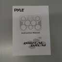 Pyle Electronic Tabletop Digital Drum Set, Compact Portable Drum Pad Kit w/ 8 Touch Sensitive Pads and Pedals, 600 Sounds, USB & Headphone Outputs, MIDI/AUX Inputs, 4x5 Drums & 4x3.5 Cymbals (Black)