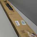 Matte Black Square Barn Door Handles 12"/24"/36"/48"/59'', Pull Push Long French Door Handle Double Sided, Large Front Exterior Shower Door Pull Handles