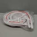 40 Feet Rubber Weather Stripping Door Seal Large Gap, Extra Thick Self-Adhesive D-Shaped Door Weather Stripping Seal Strip for Door Frame Door Insulation Strip Soundproofing (White)