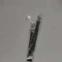 uxcell 19.29 Inch PU Leather Short Bag Strap with Clasp, Purse Handles Handbags Replacement Straps for Clutch Bag Underarm Bags, Black, Silver Buckle