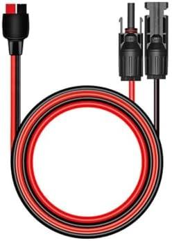1M 10AWG Wire Waterproof, 2 Pin DC Power Battery Cable Quick Connect Terminals Extension Cable Low Voltage Solar Connector