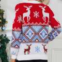 VENTELAN Classic Cardigan Ugly Christmas Sweaters for Women V Neck Button Down Sweater with Fun Patterns and Animals,S-2XL (S)