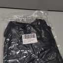 Casly Lamiit Women's Short Sleeve Double Split Maxi Dress 2025 Summer Casual Plain Striped Loose Long T Shirt Dresses,Black XS