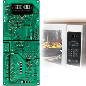 for GE WB27X29801 Microwaves Control Board White LED Fits for GE Microwaves JNM3163RJ5SS JVM3162RJ5SS Replaces WB27X38153 4586374 AP6327864 PS12299300 Microwaves Parts, 1 Year Worry-Free