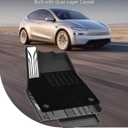 3W Floor Mats with Carpets for 2025 2026 Tesla Model Y Juniper Only Fit Standard 5 Seat Metal Pedal Liner & Rear Cargo Mat & Backrest Mats Anti-Slip All Weather TPE Car Accessories, Black, Vigormold™