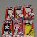 Hello Kitty and Friends 6 Pack - Miniature Plush Figure, Suffed Animal, Toy Mini Soft Figure for Kids, Girls and Boys Ages 4+