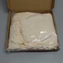 Wokceer 7.2FT Wedding Arch Backdrop Cover Spandex Fitted Beige Backdrop Arch Covers Round Top Chiara Arches Cover for Birthday Party Ceremony Banquet Decoration