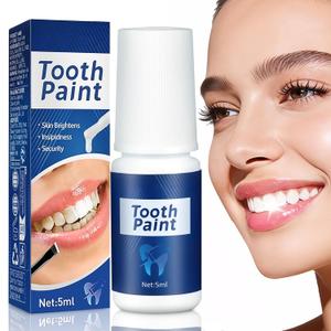 Tooth Paint - Instant Teeth Whitening Paint for Yellow Teeth, Smokers and Coffee Lovers, Creates a Dazzling White Smile in Minutes