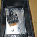 2PACK Stainless Steel Cat Litter Box with High Sides Lid, Extra Large XL Litter Box for Big Cats, Metal Kitty Litter Boxes with Anti-Leakage Enclosure,Non-Stick,Odorless,Scoop Included (2PK-Dark Grey)