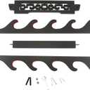 Sword Holder Katana Wall Mount - 6 Tier Samurai Sword Display Rack Wand Wakizashi Tanto Wall Hanger Sword Rack Sword Stand Display