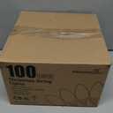 C9 LED Christmas Lights Outdoor, 68 Feet 100 LED Strawberry String Lights with 100 Spring Clamps, Waterproof Commercial Grade Extendable for Outside Roofline Patio Home Xmas Decoration, Pure White