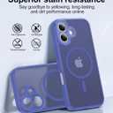 Faiono Magnetic for iPhone 17 Case [Full Camera Protection][Military-Grade Protection][Compatible with MagSafe] Shockproof Protective Slim Phone Case for iPhone 17, Cobalt Blue