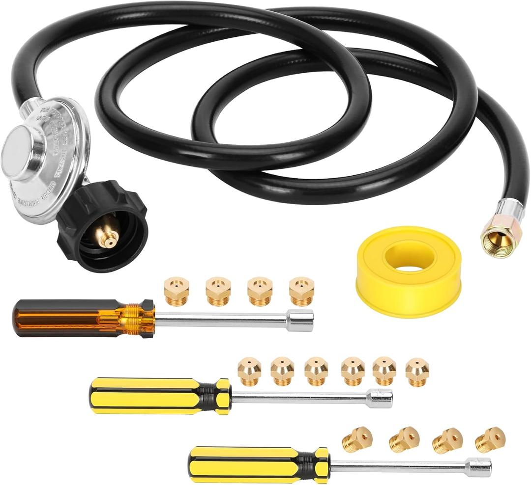 Natural Gas to Propane Conversion Kit for Weber Genesis Series Grills, 5FT Propane Conversion Kit, Convert Natural Gas to Propane Kit Compatible with Weber Genesis Series Natural Gas Grills