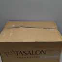 TASALON Standing Hair Steamer for Deep Conditioning - Hooded Steam Cap for Natural, Dyed Hair - Professional Steamer for Hydration, Dry Hair Treatment-Heated Micro Mist Steamer for Spa, Home Use