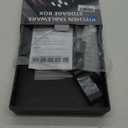 Fu Store Silverware Drawer Organizer DIY Customize Expandable Utensil Tray for Kitchen Upgraded Flatware Cutlery Holders Adjustable Plastic Tableware Storage for Spatula Spoons Forks Knives (Black)