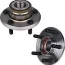 KUSATEC 513224 Front 2PCS Wheel Bearing and Hub Assembly Compatible with Dodge Charger 2006-2014/Challenger 2008-2014/Magnum 2005-2008, Chrysler 300 2005-2014, 5 Lug w/ABS