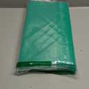 Pureegg Plastic Table Cloth Disposable 20 Pack, 84'' Round Table Cloths, St Patricks Day, Christmas Decorations, Tablecloths, Round, Forest, Emerald, Plastic Cover, Leakproof & Sturdy, Green