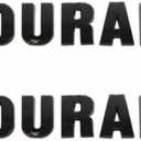 Hood Side Emblem Badge Compatible with Allison Transmission Duramax 2PC (Black Red)