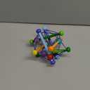 Manhattan Toy Skwish Color Burst Rattle and Teether Grasping Activity Toy