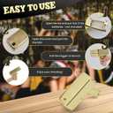 Gold Money Gun, Automatic Cash Shooter Toy Make It Rain Money Toy Gun for Parties, Weddings, Birthdays, Club Events Fun Prop Money Gun for Real or Fake Bills, Coupons & Flyers for Party