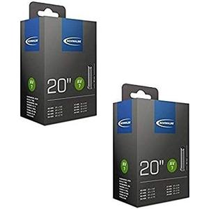 Schwalbe AV7 BMX Inner Tubes 20" x 1.5 - 2.40, Schrader Valve (2 Pack)
