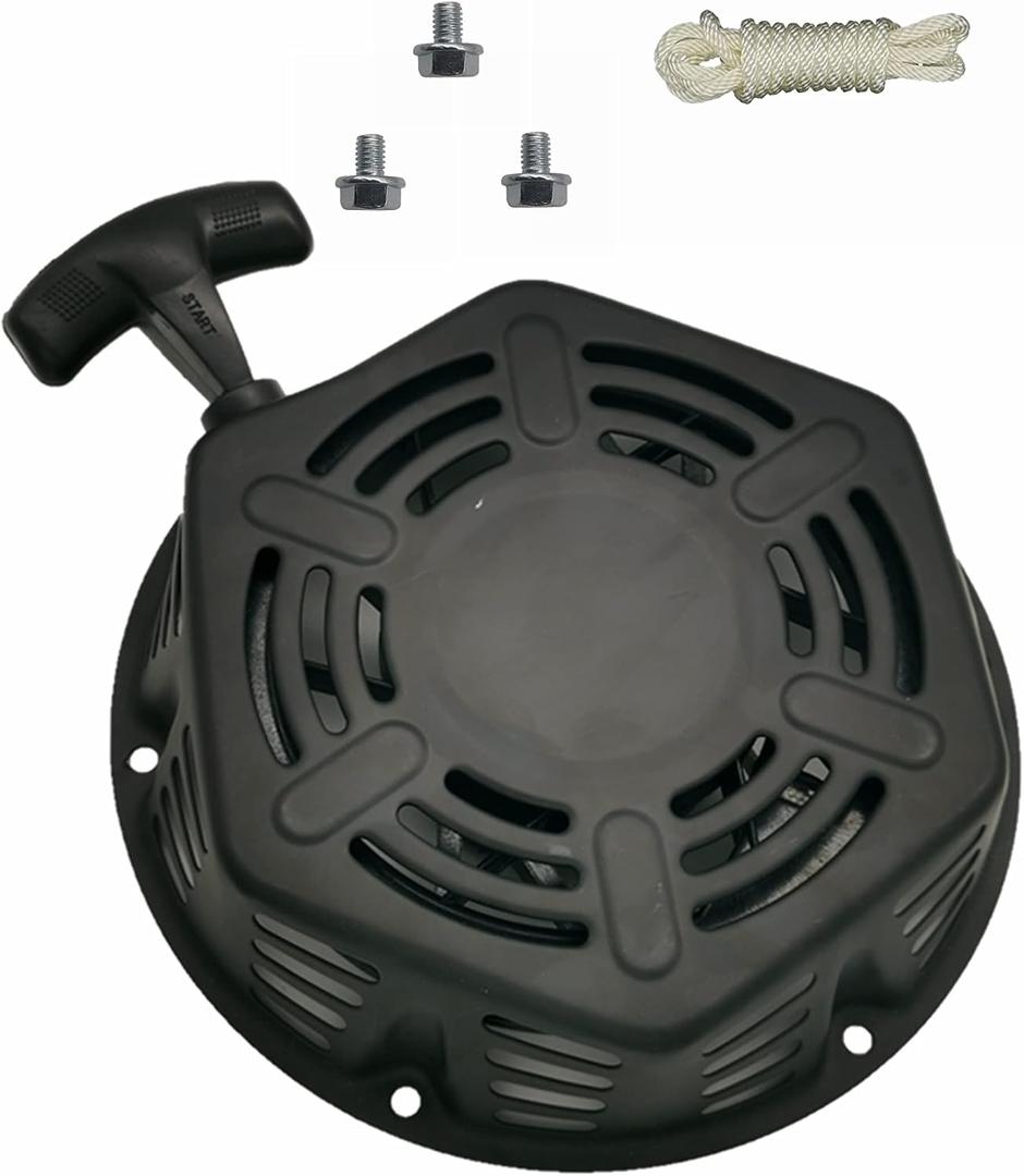 YAMAKATO GX390 GX340 Recoil Starter Pull Start Assembly for Generator Champion 100165 41532 Honda Pulsar Ryobi Predator 338cc 389cc 420cc 439cc 459cc 11hp 13hp Pull Cord Rope Replacement