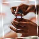 Tanlade 100 Pcs 1 oz Amber Plastic Cosmetic Jars with Lids Empty Leak Proof Container Refillable Cosmetic Jars Airtight for Cream, Lotion, Powder, Ointment, Beauty Products Travel Storage(Square)